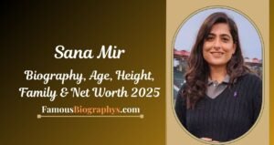 Sana Mir Biography, Age, Height, Family, Career, Stats, Net Worth & More