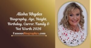 Alisha Rhydes Biography, Wiki, Age, Height, Weight, Career And Net Worth 2026
