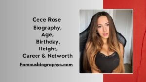 Cece Rose Biography 2026: Net Worth, Movies, Age, Boyfriend & TikTok